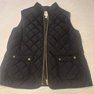 St John’s Bay black/gold quilted puffer vest XL